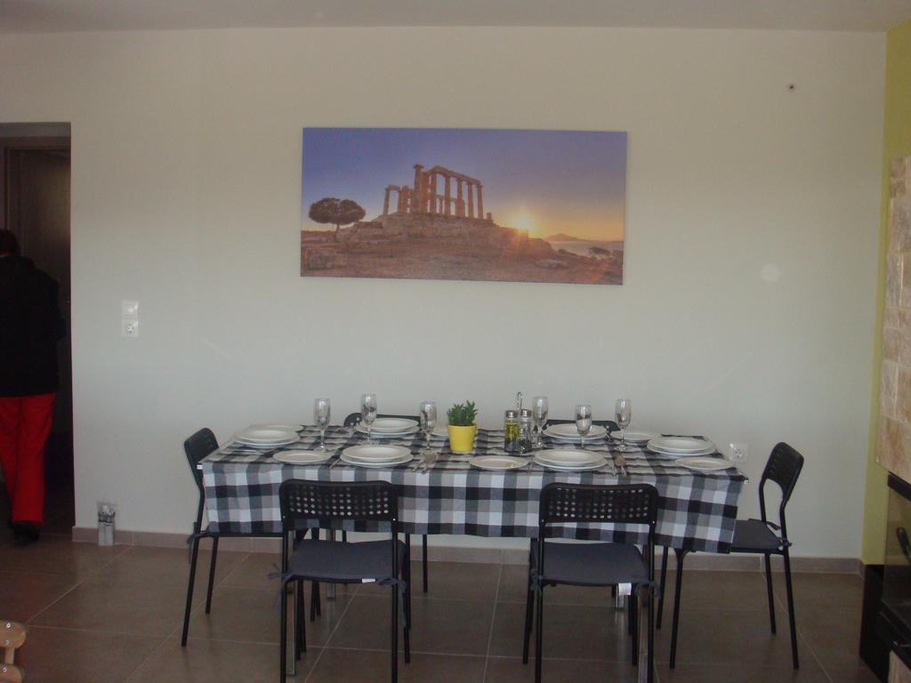 Sandra'S Sea View At Sounio Сунион Экстерьер фото