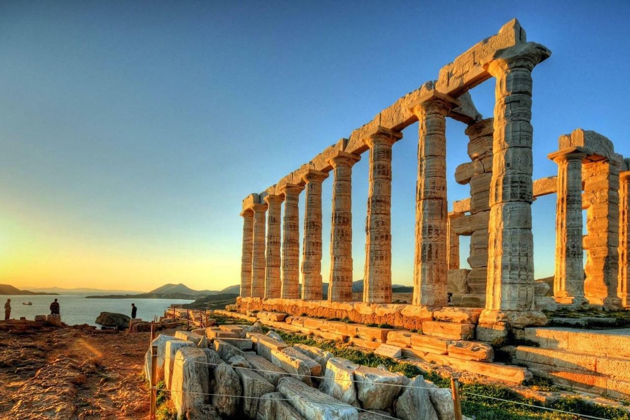 Sandra'S Sea View At Sounio Сунион Экстерьер фото
