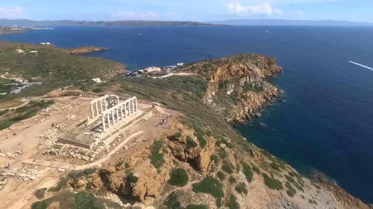 Sandra'S Sea View At Sounio Сунион Экстерьер фото